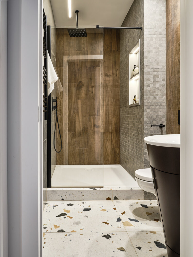 Фотография: Ванная в стиле Современный, Квартира, Проект недели, Москва, 4 и больше, Более 90 метров, Н-Куб, Николай Николаев – фото на INMYROOM Фотография: Ванная в стиле Современный, Квартира, Проект недели, Москва, 4 и больше, Более 90 метров, Н-Куб, Николай Николаев – фото на INMYROOM