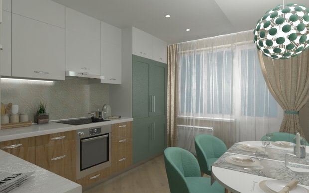 Фото из портфолио Квартира 90 метров – фотографии дизайна интерьеров на INMYROOM