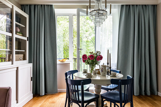 Фотография: Кухня и столовая в стиле Прованс и Кантри, Современный, Квартира, Проект недели, Санкт-Петербург, Хрущевка, 2 комнаты, 40-60 метров, Лана Александрова – фото на INMYROOM