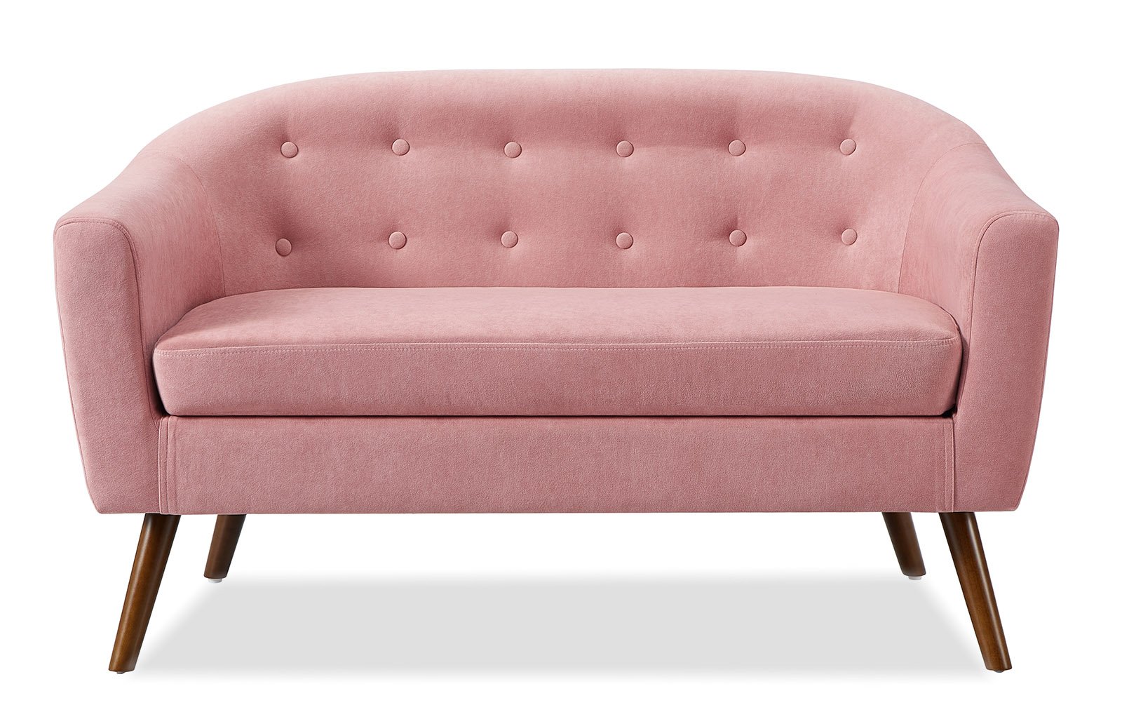 Прямой диван Florence M кораллового цвета