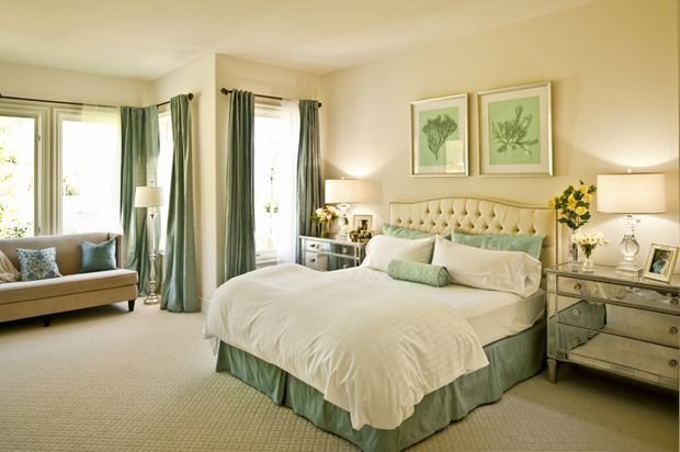 Фотография: Спальня в стиле Прованс и Кантри, Декор интерьера, Квартира, Дом, Декор, Зеленый – фото на INMYROOM