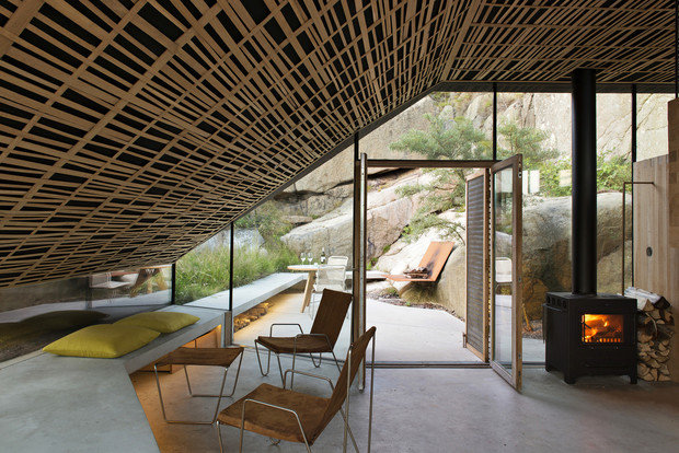 Фото из портфолио "Пристройка" с панорамной крышей в Норвегии – фотографии дизайна интерьеров на INMYROOM