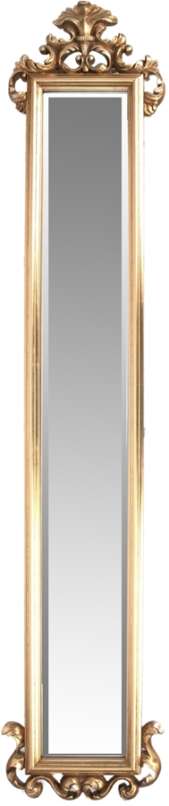 Зеркало настенное золотого цвета