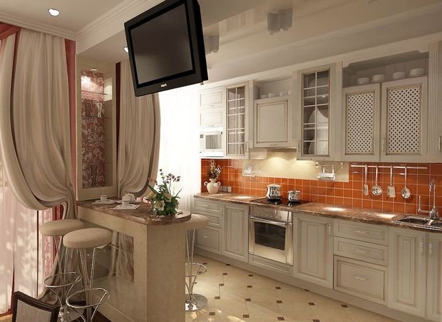 Фото из портфолио Кухня-столовая в классическом стиле – фотографии дизайна интерьеров на INMYROOM