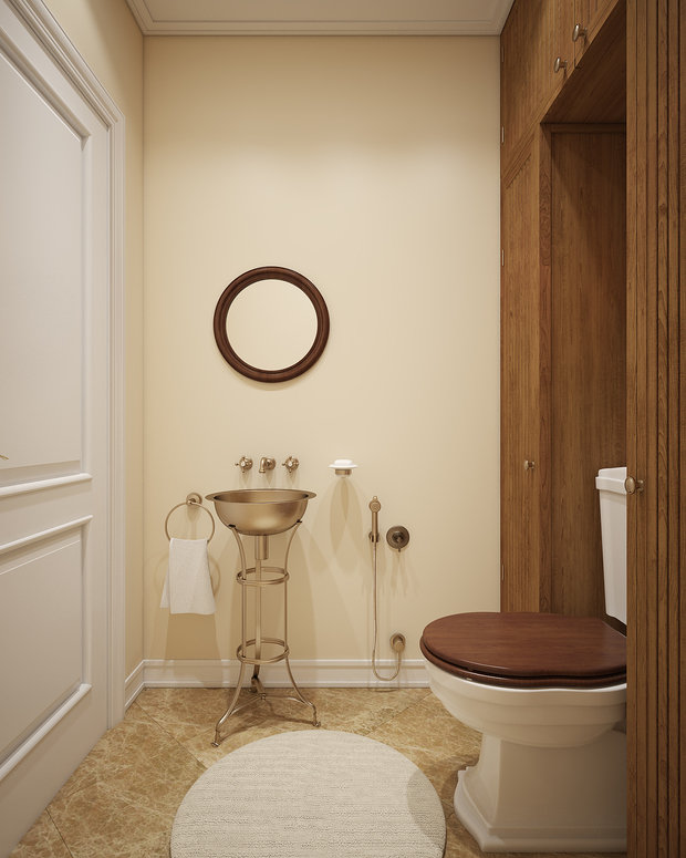 Фотография: Ванная в стиле Прованс и Кантри, Лофт, Современный, Квартира, Проект недели, Москва, Студия 3.14, Тимур Абдрахманов, Ирина Леготкина, новостройка, Монолитный дом, 3 комнаты, 60-90 метров – фото на INMYROOM