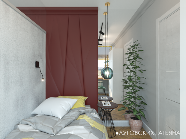 Фото из портфолио квартира студия 29 м2 – фотографии дизайна интерьеров на INMYROOM