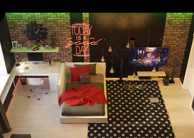 Фото из портфолио Комната подростка – фотографии дизайна интерьеров на INMYROOM