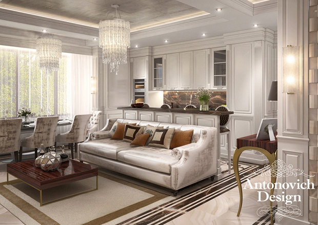 Фото из портфолио Новый облик классики от ANTONOVICH DESIGN – фотографии дизайна интерьеров на InMyRoom.ru