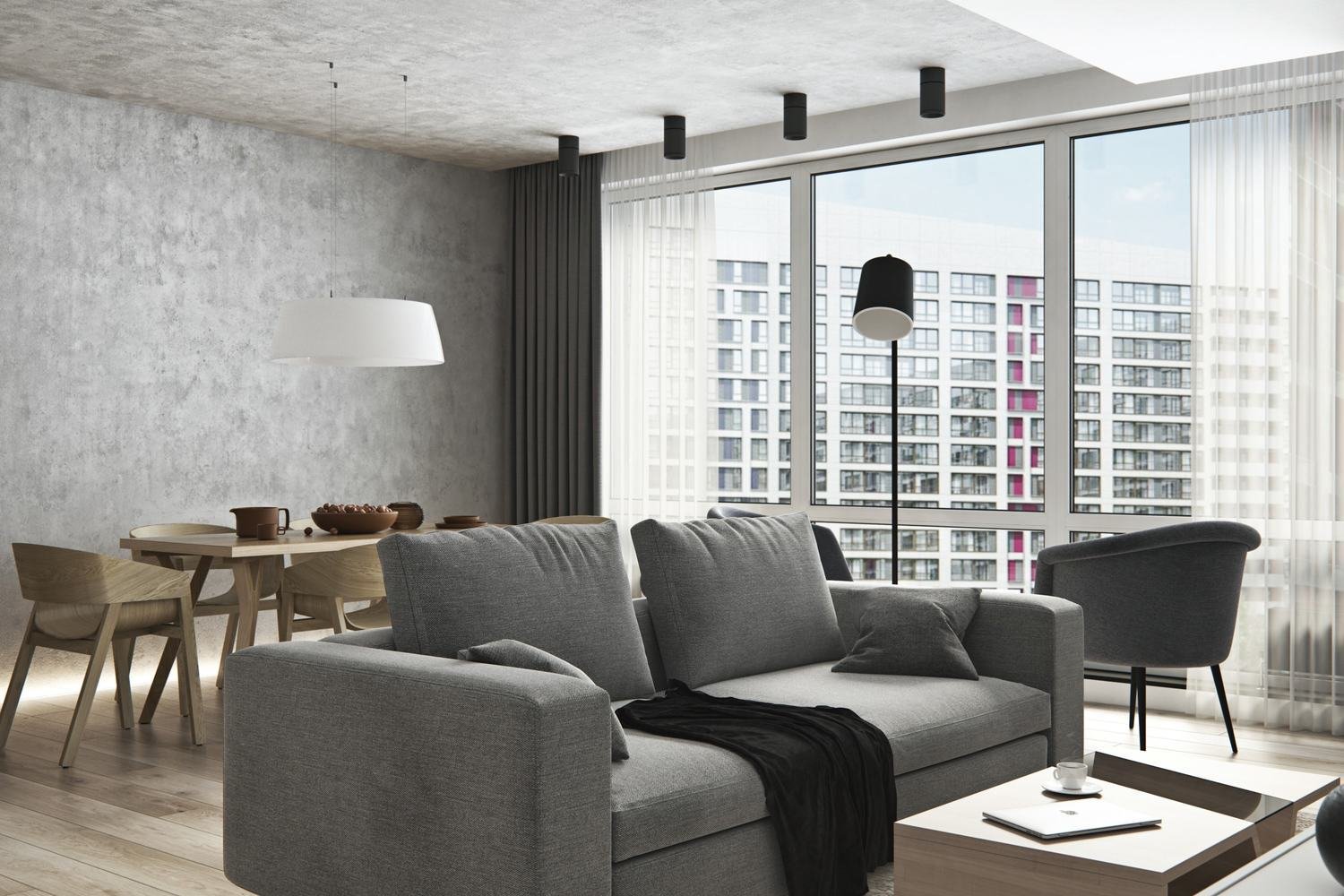 Фотография: Гостиная в стиле Современный, Квартира, Проект недели, Москва, Geometrium, Монолитный дом, 3 комнаты, Более 90 метров, ЖК «Лайнер» – фото на INMYROOM Фотография: Гостиная в стиле Современный, Квартира, Проект недели, Москва, Geometrium, Монолитный дом, 3 комнаты, Более 90 метров, ЖК «Лайнер» – фото на INMYROOM