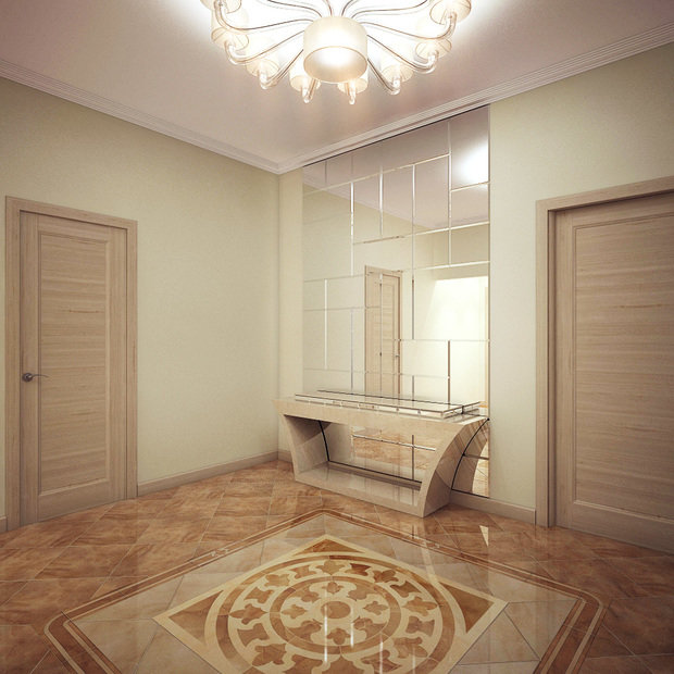 Фото из портфолио Бежевая неоклассика – фотографии дизайна интерьеров на INMYROOM