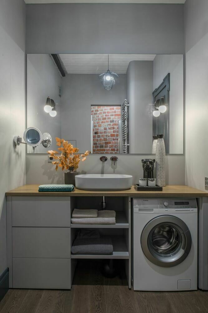 Фотография: Ванная в стиле Скандинавский, Современный, Эклектика, Лофт, Квартира, Проект дня, Москва, Кирпичный дом, 2 комнаты, 40-60 метров, 60-90 метров, PROPERTY LAB+ART, Наталья Воробьева, Дмитрий Кузнецов – фото на INMYROOM Фотография: Ванная в стиле Скандинавский, Современный, Эклектика, Лофт, Квартира, Проект дня, Москва, Кирпичный дом, 2 комнаты, 40-60 метров, 60-90 метров, PROPERTY LAB+ART, Наталья Воробьева, Дмитрий Кузнецов – фото на INMYROOM