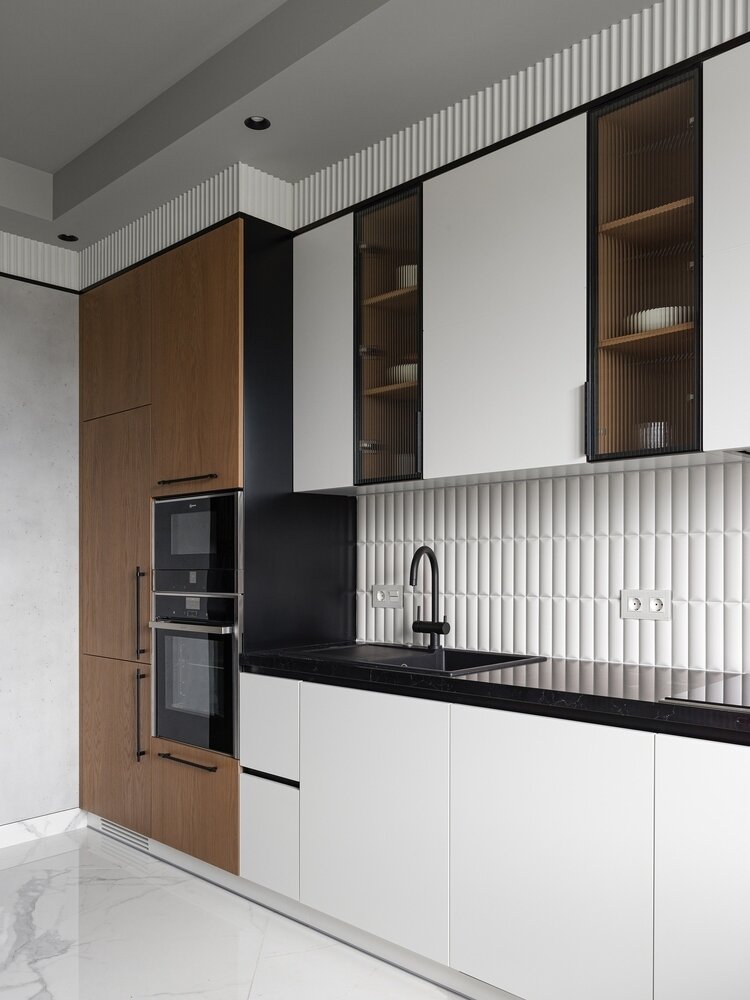 Фотография: Кухня и столовая в стиле Современный, Квартира, Проект дня, Москва, 3 комнаты, 60-90 метров, Archbutik – фото на INMYROOM Фотография: Кухня и столовая в стиле Современный, Квартира, Проект дня, Москва, 3 комнаты, 60-90 метров, Archbutik – фото на INMYROOM