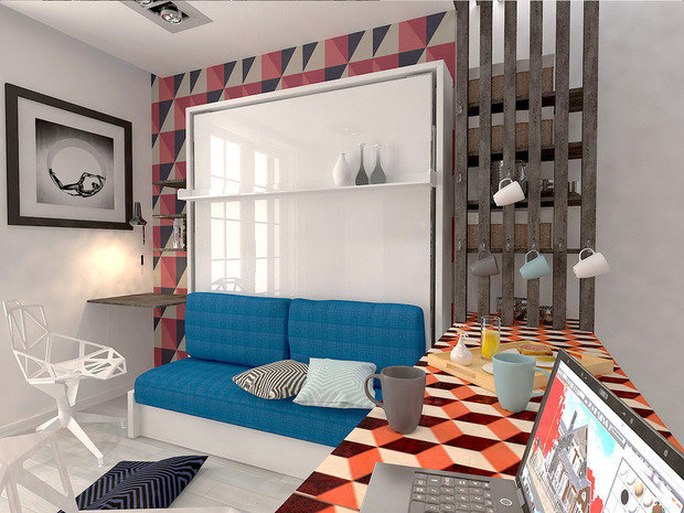 Фото из портфолио Дизайн-интерьер квартиры в современном стиле – фотографии дизайна интерьеров на INMYROOM