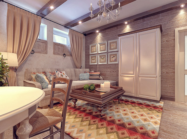 Фото из портфолио Домик в Семкино – фотографии дизайна интерьеров на INMYROOM