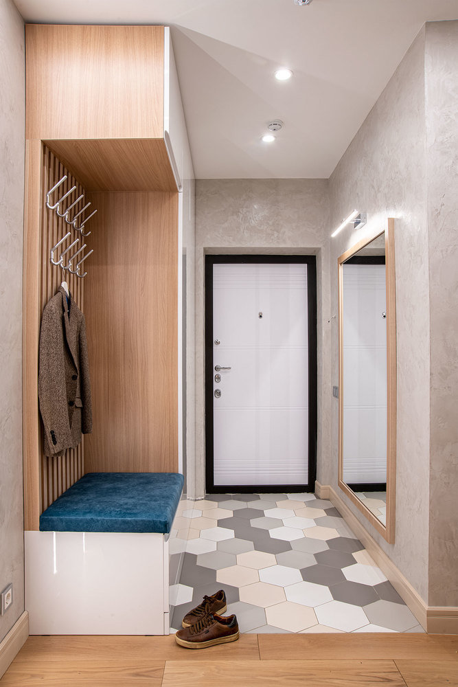 Фотография: Прихожая в стиле Современный, Квартира, Проект недели, Одинцово, 2 комнаты, 60-90 метров, Виктория Иванова – фото на INMYROOM