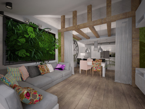 Фото из портфолио 2ух уровневая квартира – фотографии дизайна интерьеров на INMYROOM