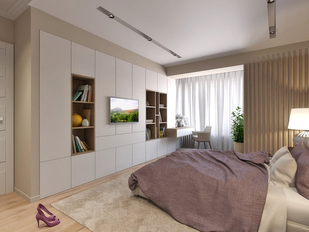 Фото из портфолио Спальня – фотографии дизайна интерьеров на INMYROOM