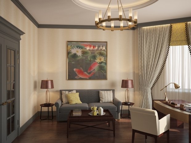 Фото из портфолио Загородный дом в Валуево – фотографии дизайна интерьеров на INMYROOM