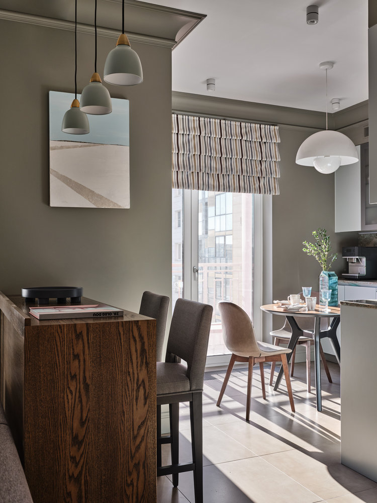 Фотография: Кухня и столовая в стиле Современный, Квартира, Проект недели, Москва, 4 и больше, Более 90 метров, Карина Сейфуль-Мулюкова – фото на INMYROOM