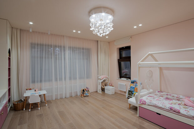 Фотография: Детская в стиле Современный, Дом, Проект дня, Дом и дача, Московская область, 4 и больше, Более 90 метров, Барвиха, современный с элементами классики и роскоши – фото на INMYROOM