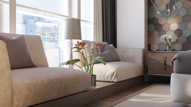 Фото из портфолио Апартаменты в Москва-Сити – фотографии дизайна интерьеров на INMYROOM