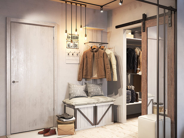 Фото из портфолио Loft для небольшой квартиры. – фотографии дизайна интерьеров на INMYROOM