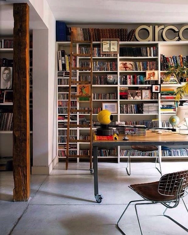 Фотография: Офис в стиле Лофт, Декор интерьера, Декор дома, Библиотека – фото на INMYROOM