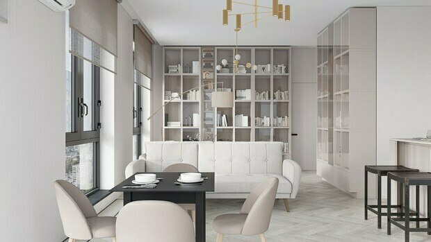 Фото из портфолио ЖК Wellton Towers 70 м – фотографии дизайна интерьеров на INMYROOM