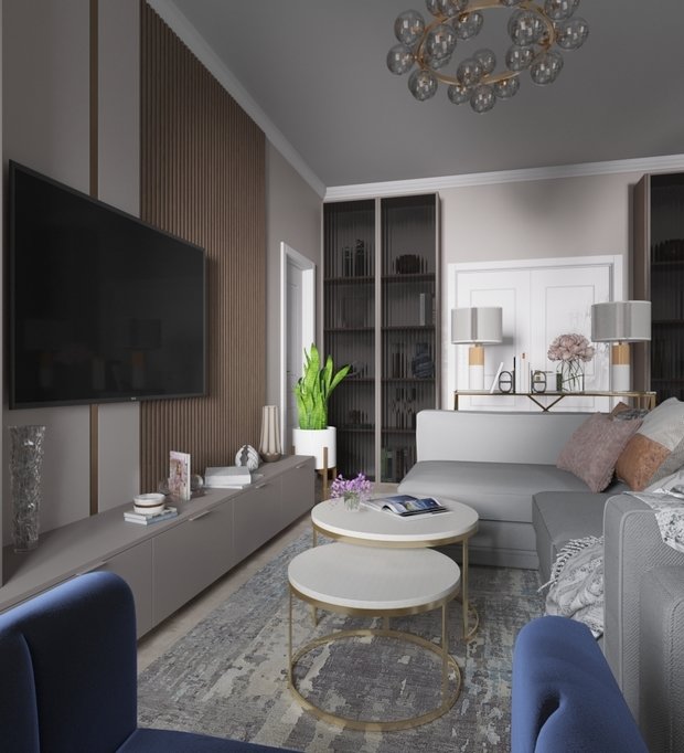 Фото из портфолио Гостиная в современном стиле – фотографии дизайна интерьеров на INMYROOM
