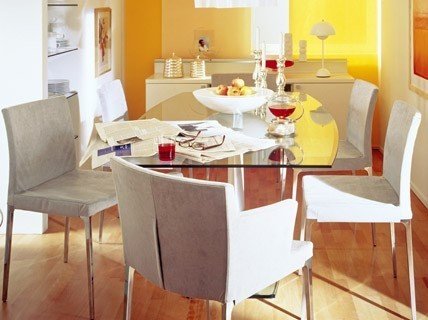 Фотография: Кухня и столовая в стиле Современный, Гостиная, Интерьер комнат, Переделка, Ремонт – фото на INMYROOM