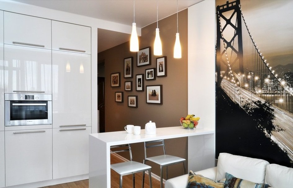 Фотография: Кухня и столовая в стиле Современный, Малогабаритная квартира, Индустрия, События, Проект недели, Перепланировка – фото на INMYROOM Фотография: Кухня и столовая в стиле Современный, Малогабаритная квартира, Индустрия, События, Проект недели, Перепланировка – фото на INMYROOM