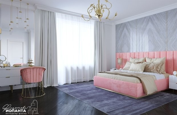Фото из портфолио ЖК Коралл (спальня) – фотографии дизайна интерьеров на INMYROOM