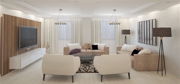 Фото из портфолио Гостиная New York – фотографии дизайна интерьеров на INMYROOM
