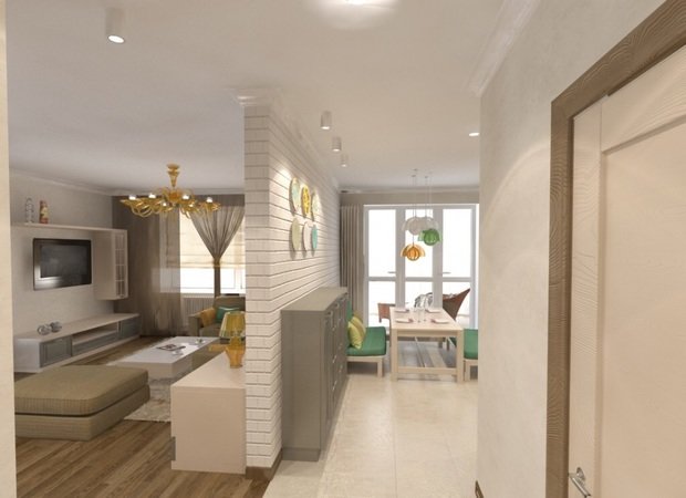 Фото из портфолио Квартира в ЖК "Золотой век" – фотографии дизайна интерьеров на INMYROOM