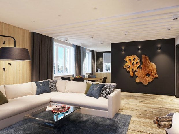 Фото из портфолио Камень, дерево и... – фотографии дизайна интерьеров на INMYROOM