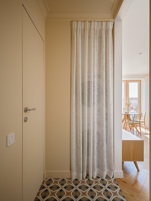 Фотография: Прихожая в стиле Современный, Малогабаритная квартира, Квартира, Проект дня, Москва, Хамовники, Хрущевка, 2 комнаты, 40-60 метров, Анастасия Заркуа – фото на INMYROOM