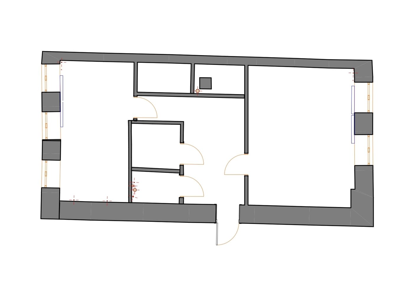 Фотография: Планировки в стиле , Современный, Квартира, Проект дня, Москва, 2 комнаты, 40-60 метров, Елена Богдан – фото на INMYROOM Фотография: Планировки в стиле , Современный, Квартира, Проект дня, Москва, 2 комнаты, 40-60 метров, Елена Богдан – фото на INMYROOM