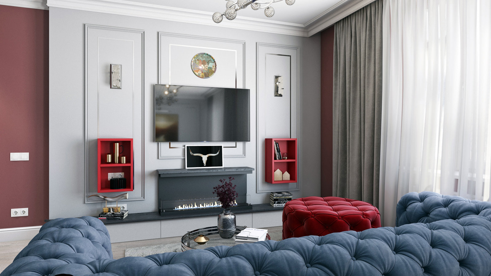 Фото из портфолио Интерьер квартиры в ЖК Wellton Park (95,7 кв.м.) "Палитра" – фотографии дизайна интерьеров на INMYROOM Фото из портфолио Интерьер квартиры в ЖК Wellton Park (95,7 кв.м.) "Палитра" – фотографии дизайна интерьеров на INMYROOM