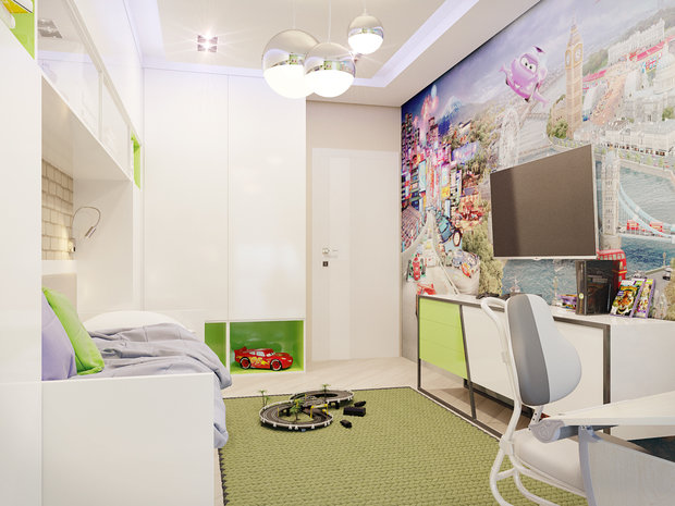 Фото из портфолио Квартира в ЖК Комфорт Таун – фотографии дизайна интерьеров на INMYROOM