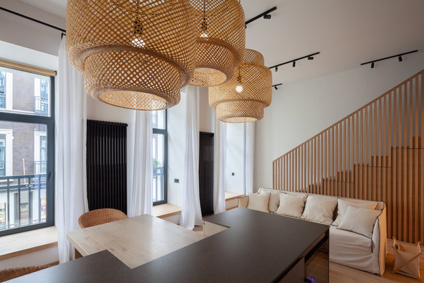 Фотография: Кухня и столовая в стиле Эко, Современный, Квартира, Студия, Минимализм, Проект недели, Москва, 1 комната, до 40 метров, 40-60 метров, Анастасия Рыкова, S-Style – фото на INMYROOM