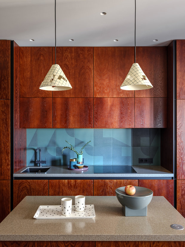 Фотография: Кухня и столовая в стиле Современный, Квартира, Проект недели, Москва, 3 комнаты, Более 90 метров, Студия Татьяны Архиповой, Татьяна Архипова – фото на INMYROOM