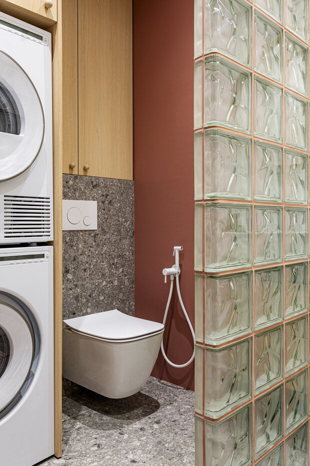 Фотография: Ванная в стиле Современный, Квартира, Проект дня, Минск, Монолитный дом, 3 комнаты, 40-60 метров, современный с элементами минимализма и скандинавского стиля, фото интерьера, дизайн интерьера фото, Виталий Савко – фото на INMYROOM