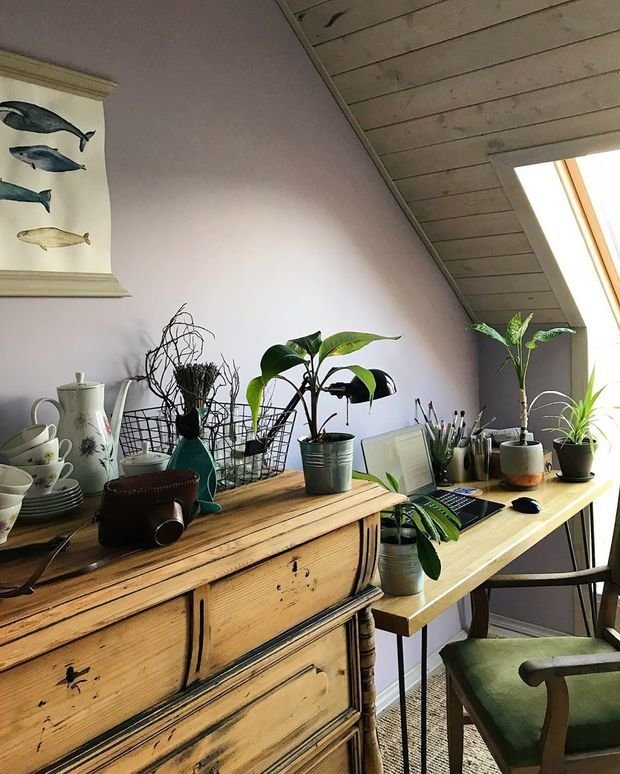 Фотография: Кабинет в стиле Прованс и Кантри, Дом, Проект недели, 4 и больше, Более 90 метров, Сбербанк, домклик, сбербанк страхование, Тоня Веселова – фото на INMYROOM