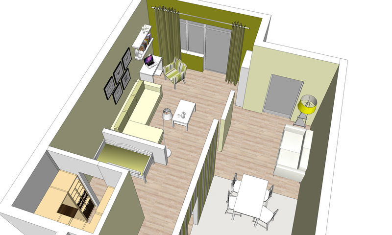 Фотография: Прочее в стиле , Малогабаритная квартира, Квартира, Дома и квартиры – фото на INMYROOM