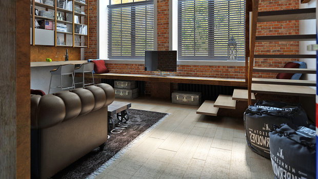 Фото из портфолио Лофт для шоурума Kleinhouse. Part 1 – фотографии дизайна интерьеров на INMYROOM