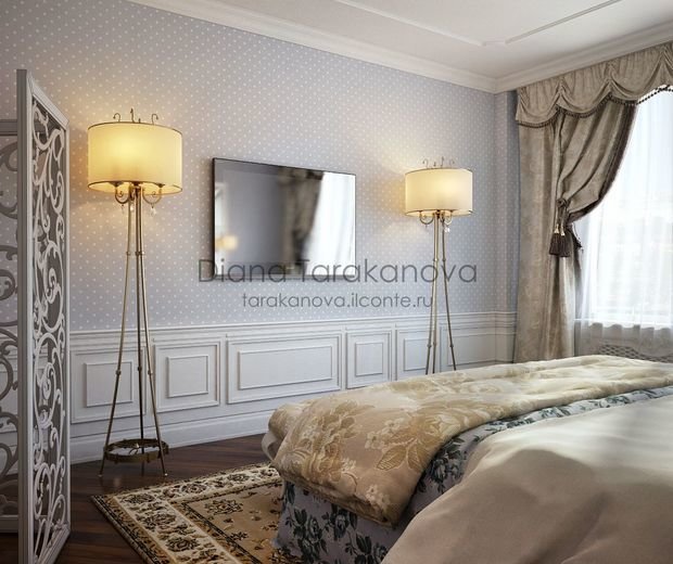 Фото из портфолио Спальня классика – фотографии дизайна интерьеров на INMYROOM