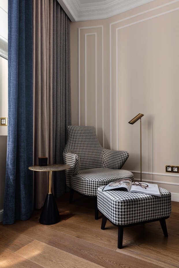 Фотография: Кабинет в стиле Классический, Современный, Эклектика, Квартира, Проект недели, Санкт-Петербург, 3 комнаты, 60-90 метров, Олеся Парамонова – фото на INMYROOM