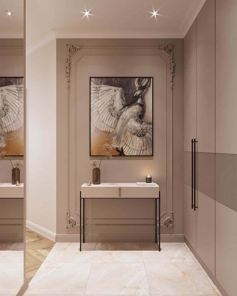 Фотография: Прихожая в стиле Классический, Современный, Эклектика, Квартира, Проект недели, Санкт-Петербург, 4 и больше, 60-90 метров, Елена Лебедева – фото на INMYROOM