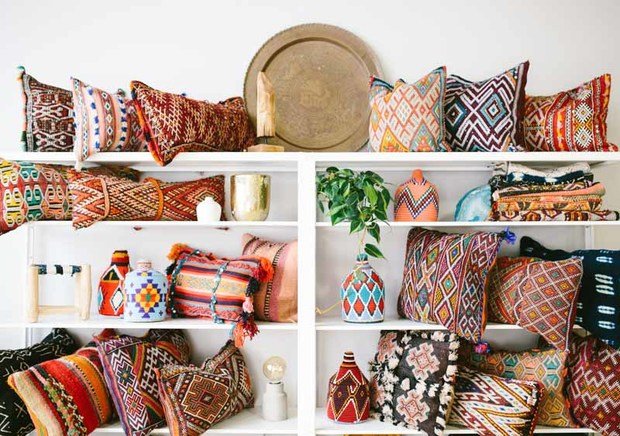 Фото из портфолио Богемный рай текстиля, полный вдохновения – фотографии дизайна интерьеров на INMYROOM