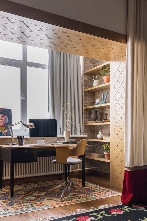 Фотография: Детская в стиле Прованс и Кантри, Восточный, Эклектика, Винтажный, Квартира, Проект недели, Блочный дом, 3 комнаты, Более 90 метров, Уфа, Юлия Мусина, Александр Сафаров, PRSPKT Architects – фото на INMYROOM